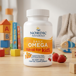 Риб'ячий жир для дітей (Омега-3) Nordic Naturals Daily Omega Kids 30 капсул, зі смаком полуниці Риб'ячий жир для дітей (Омега-3) Nordic Naturals Daily Omega Kids 30 капсул, зі смаком полуниці