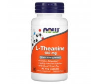 L-теанин для снижения уровня стресса Now Foods L-Theanine 100 mg (90 капсул)