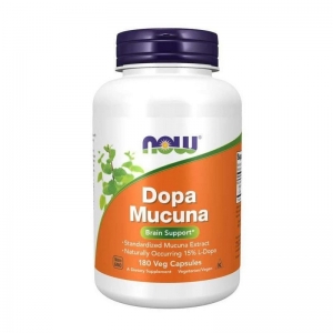 Мукуна пекуча, нейромедіатор, Now Foods Dopa Mucuna (180 капсул) Мукуна пекуча, нейромедіатор, Now Foods Dopa Mucuna (180 капсул)