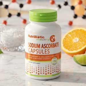 Аскорбат натрію для підвищення імунітету NutriBiotic Sodium Ascorbate 100 капсул
