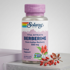 Берберин для підтримки метаболізму Solaray Berberine 500 mg 60 vegcaps Берберин для підтримки метаболізму Solaray Berberine 500 mg 60 vegcaps
