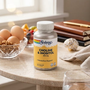 Холін та інозитол Solaray Choline & Inositol 250 мг 100 капсул