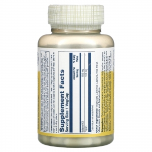 Бетаїн гідрохлорид із пепсином Solaray Betaine HCL with Pepsin 650 мг 100 капсул