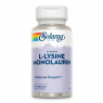 L-лізин і монолаурин для імунітету Solaray L-Lysine Monolaurin 1:1, 60 капсул