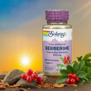 Берберин для підтримки метаболізму Solaray Berberine 500 mg 60 vegcaps Берберин для підтримки метаболізму Solaray Berberine 500 mg 60 vegcaps