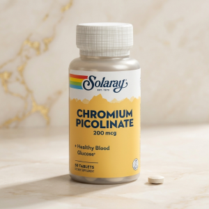 Хром піколінат Solaray Chromium Picolinate 200 mcg 50 таблеток