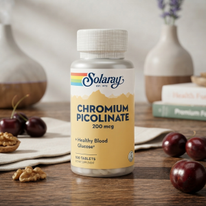Хром піколінат Solaray Chromium Picolinate 200 mcg 100 таблеток Хром піколінат Solaray Chromium Picolinate 200 mcg 100 таблеток