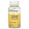 Вітамін D3 + K2 Solaray Vitamin D-3 K-2 (120 капсул)