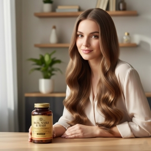 Вітаміни для волосся, шкіри та нігтів Solgar Skin, Nails & Hair Advanced MSM Formula (60 таблеток)