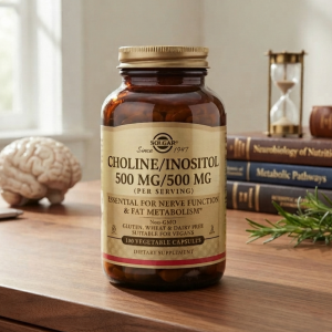 Холін та інозитол для здоров'я печінки Solgar Choline/Inositol 500mg/500mg 100 капсул Холін та інозитол для здоров'я печінки Solgar Choline/Inositol 500mg/500mg 100 капсул