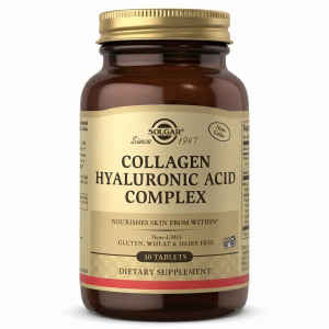 Гіалуронова кислота з колагеном Solgar Collagen Hyaluronic Acid Complex 30 таблеток Гіалуронова кислота з колагеном Solgar Collagen Hyaluronic Acid Complex 30 таблеток