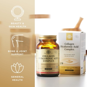 Гіалуронова кислота з колагеном Solgar Collagen Hyaluronic Acid Complex 30 таблеток Гіалуронова кислота з колагеном Solgar Collagen Hyaluronic Acid Complex 30 таблеток