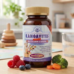 Вітаміни та мінерали для дітей Solgar Kangavites Multivitamin & Mineral Childrens Formula, 120 жувальних таблеток