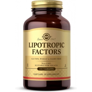 Ліпотропний фактор для здоров'я печінки Solgar Lipotropic Factors (100 таблеток)