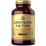 Ліпотропний фактор для здоров'я печінки Solgar Lipotropic Factors (100 таблеток)