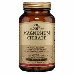 Магній Цитрат (Magnesium Citrate) 400 mg Solgar 60 таблеток