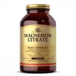 Магній Цитрат (Magnesium Citrate) 400 mg Solgar,120 таблеток