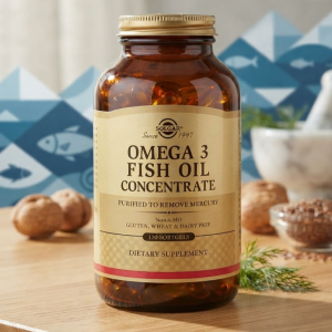 Омега-3 концентрат Solgar Omega 3 Fish Oil Conсentrate 2000 мг 120 капсул Омега-3 концентрат Solgar Omega 3 Fish Oil Conсentrate 2000 мг 120 капсул