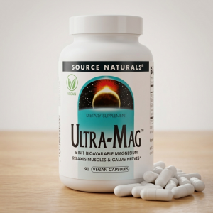 Магній комплексний з Вітаміном В6 Source Naturals Ultra-Mag (90 капсул)
