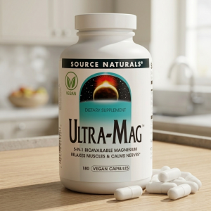 Магній комплексний з Вітаміном В6 Source Naturals Ultra-Mag (180 капсул)