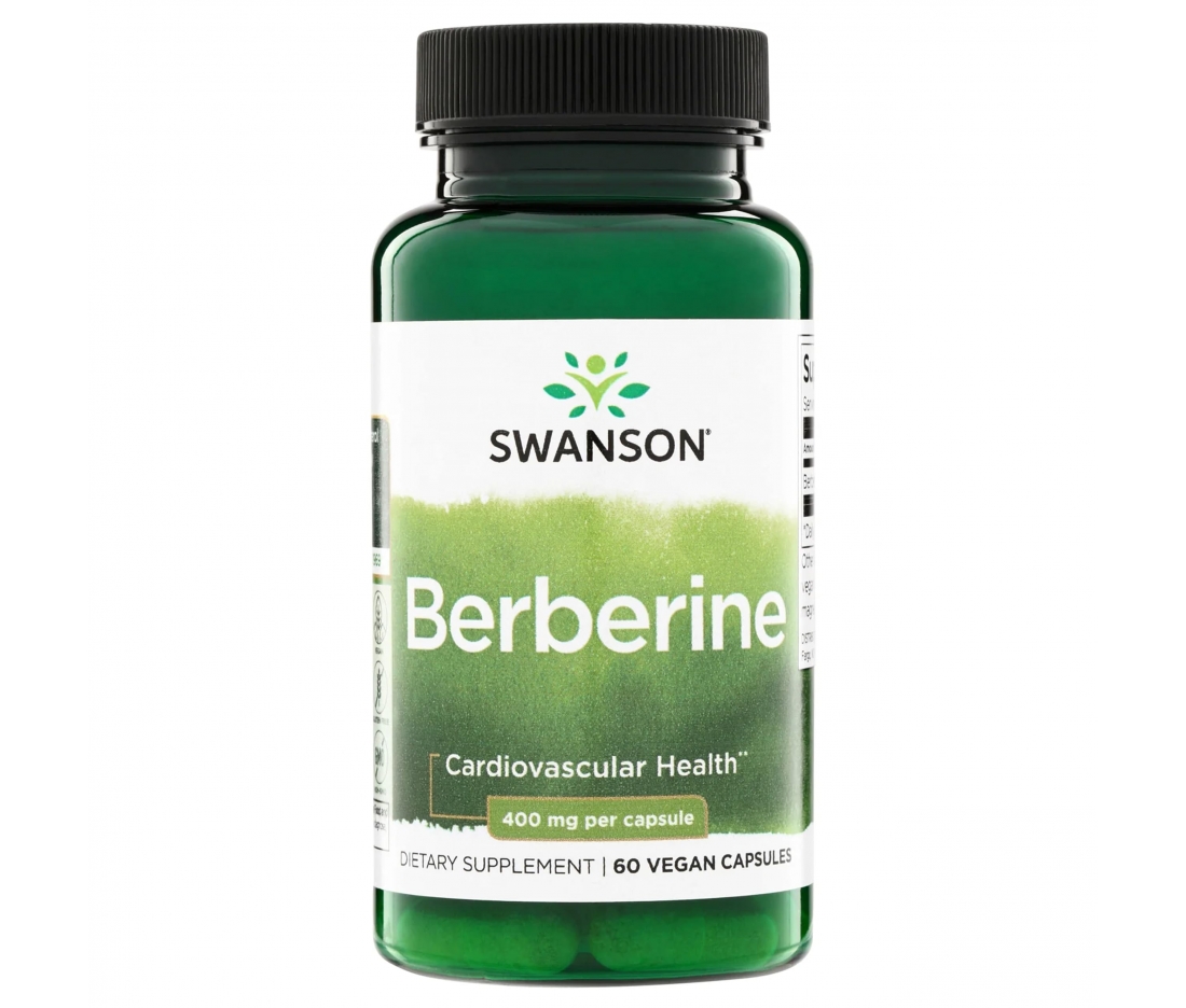 Берберин для метаболізму Swanson Berberine 400 mg 60 капсул