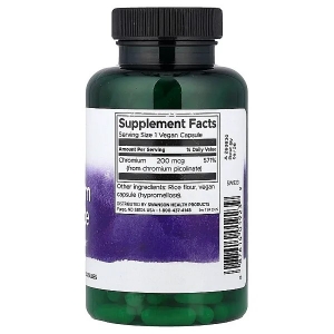 Хром піколінат Swanson Chromium Picolinate 200 mcg 200 капсул Хром піколінат Swanson Chromium Picolinate 200 mcg 200 капсул
