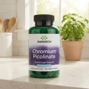 Хром піколінат Swanson Chromium Picolinate 200 mcg 200 капсул Хром піколінат Swanson Chromium Picolinate 200 mcg 200 капсул