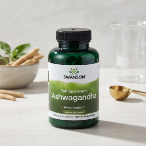 Ашваганда для нервової системи та здорового сну Swanson Full Spectrum Ashwagandha 450 mg 100 капсул