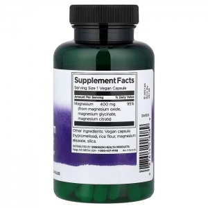 Магнієвий комплекс Swanson Triple Magnesium Complex 400 mg 100 капсул Магнієвий комплекс Swanson Triple Magnesium Complex 400 mg 100 капсул