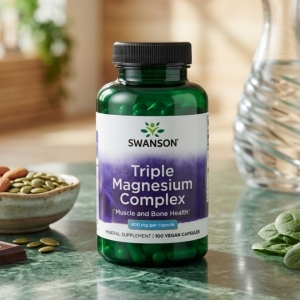 Магнієвий комплекс Swanson Triple Magnesium Complex 400 mg 100 капсул Магнієвий комплекс Swanson Triple Magnesium Complex 400 mg 100 капсул