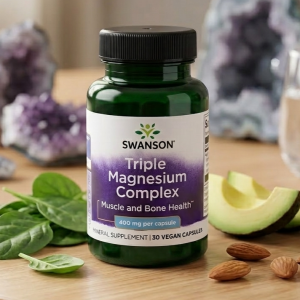 Магнієвий комплекс Swanson Triple Magnesium Complex 400 mg 30 капсул Магнієвий комплекс Swanson Triple Magnesium Complex 400 mg 30 капсул