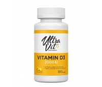 Витамин D3 для здоровья костей UltraVit Vitamin D3 2000IU (180 капсул)