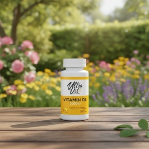 Вітамін D3 для здоров'я кісток UltraVit Vitamin D3 2000IU (180 капсул) Вітамін D3 для здоров'я кісток UltraVit Vitamin D3 2000IU (180 капсул)