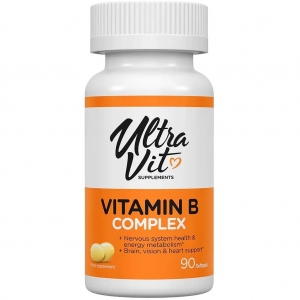 Комплекс вітамінів групи B, UltraVit Vitamin B complex VPLab (90 капсул) Комплекс вітамінів групи B, UltraVit Vitamin B complex VPLab (90 капсул)