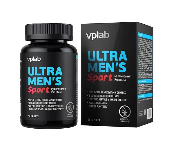 Мультивітаміни для чоловіків VPLab Ultra Men's Sport Multivitamin Formula, 90 капсул