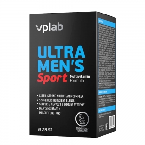 Мультивітаміни для чоловіків VPLab Ultra Men's Sport Multivitamin Formula, 90 капсул Мультивітаміни для чоловіків VPLab Ultra Men's Sport Multivitamin Formula, 90 капсул