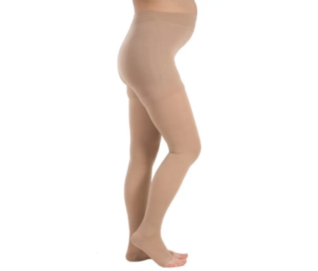 Компрессионные колготы для беременных с открытым носком (2 класс компрессии) Wing Med W1328